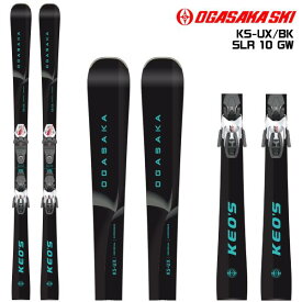 2025-26 OGASAKA（オガサカ）KS-UX/BK + SLR10 GW（ケオッズUX/ブラック + チロリア 専用金具セット）【スキー板/金具取付無料】