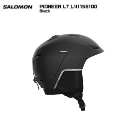 2025-26/SALOMON（サロモン）【スキーヘルメット/限定品】 PIONEER LT（パイオニアLT） -L41158100：Black- 【スノーヘルメット】