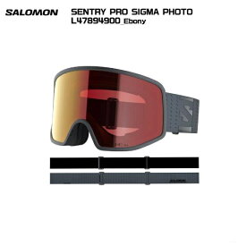 2025-26 SALOMON（サロモン）SENTRY PRO SIGMA PHOTO（セントリープロ シグマ フォト）L47894900/ 調光レンズ【スキースノーゴーグル】