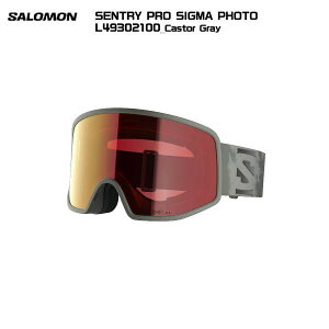 2026-27 SALOMON�i�T�������jSENTRY PRO SIGMA PHOTO�i�Z���g���[�v�� �V�O�} �t�H�g�jL49302100�FCastor Gray / Sigma Photo Poppy Red/ ���������Y�y�X�L�[�X�m�[�S�[�O���z