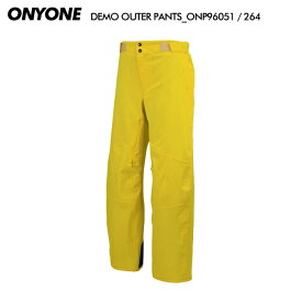 ONYONE（オンヨネ）DEMO OUTER PANTS（デモ アウター パンツ）ONP96051 / 264：D.YELLOW【2023-24/スキーパンツ】