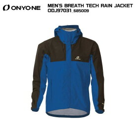 ONYONE（オンヨネ）MEN'S BREATH TECH RAIN JACKET（メンズブレステック レインジャケット）ODJ97031 -ブルーxブラック/685009-【レインジャケット】