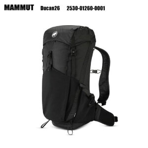 MAMMUT�i�}���[�g�jDucan 26�i�f���J�� 26�j2530-01260-0001/black�y�o�R/�n�C�N�o�b�N�p�b�N/���ʌ���z