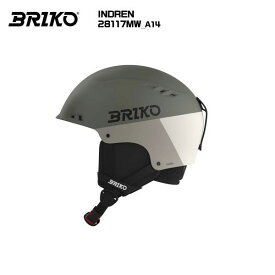 2025-26 BRIKO（ブリコ）INDREN（インドロン）/ 28117MW -A14/グレイミックス-【スノー/スキーヘルメット】