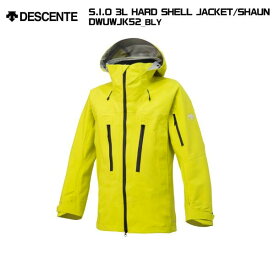 DESCENTE（デサント）S.I.O 3L HARD SHELL JACKET/SHAUN / DWUWJK52（ジオ ジャケット） -BLY：ビターレモンイエロー-【スキージャケット】
