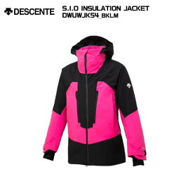 DESCENTE（デサント）S.I.O INSULATION JACKET / DWUWJK54（ジオ ジャケット） -BKLM：ブラックxマゼンダ-【スキージャケット】