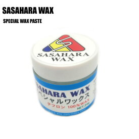 SASAHARA WAX（ササハラワックス）【FLUORO WAX】 SPECIAL WAX PASTE（スペシャルワックスペースト）施工用スポンジ付き【滑走ワックス】