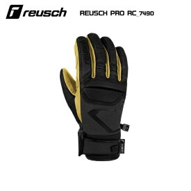 2025-26 REUSCH（ロイシュ）REUSCH PRO RC（ロイシュ プロ RC）/ 6201110-7490：ブラック/キャメル-【スキーグローブ/数量限定】