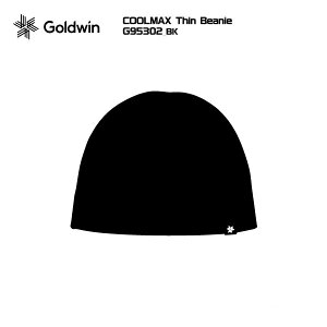 2025-26 GOLDWINiS[hEBjCOOLMAX Thin BeanieiN[}bNX r[j[j/ G95302-BK/ubN-yjbgXzyʌz