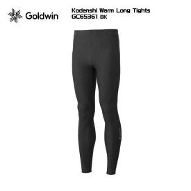 2025-26 GOLDWIN（ゴールドウィン）Kodenshi Warm Long Tights（光電子ウォームロングタイツ）/ GC65361-BK/ブラック-【インナータイツ】