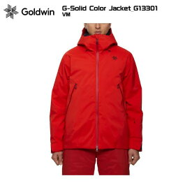 GOLDWIN（ゴールドウィン）G-Solid Color Jacket（ソリッドカラージャケット）G13301 -VM/バーミリオンオレンジ-【スキージャケット/数量限定】