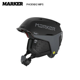 2025-26 MARKER（マーカー）PHOENIX2 MIPS（フェニックス2 ミップス）/ 14320101 -ブラックxグレー-【スノーヘルメット】