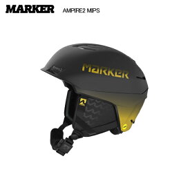 2025-26/MARKER（マーカー）AMPIRE2 MIPS（アンパイヤ2 ミップス）/ 14320306 -イエローxブラック-【スノーヘルメット】