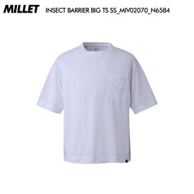 MILLET（ミレー）INSECT BARRIER BIG TS SS（インセクト バリヤー ビッグ Tシャツ ショート スリーブ）MIV02070-N6584：FROST【2024/メンズ/速乾性Tシャツ】