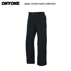ONYONE（オンヨネ）DEMO OUTER PANTS（デモチーム アウター パンツ）ONP97051 / 009：BLACK【2024-25/スキーパンツ】