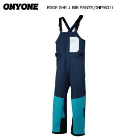 2025-26 ONYONE（オンヨネ）EDGE SHELL BIB PANTS（エッジシェル ビブパンツ）/ ONP98311-688：NAVY【スキーパンツ】