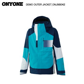 2025-26 ONYONE（オンヨネ）DEMO OUTER JACKET（デモ アウター ジャケット）/ ONJ98042-624688：B.TURQUOISE×NAVY【スキージャケット】