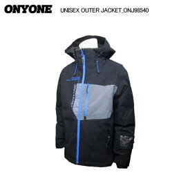 2025-26 ONYONE（オンヨネ）UNISEX OUTER JACKET（ユニセックス アウター ジャケット）/ ONJ98540 -009：BLACK-【スキージャケット】