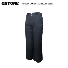 2025-26 ONYONE（オンヨネ）UNISEX OUTER PANTS（ユニセックス アウターパンツ）/ ONP98550 -009：BLACK-【スキーパンツ】