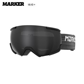 2025-26/MARKER（マーカー）16:10＋（16:10 プラス）14230202113 -ブラック / ブラックライトHD-【スキーゴーグル/偏光レンズ】