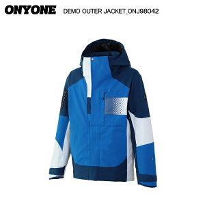 2025-26 ONYONE(オンヨネ)DEMO OUTER JACKET(デモ アウター ジャケット)/ ONJ98042-713688:BLUExNAVY【スキージャケット】
