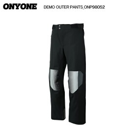 ONYONE（オンヨネ）DEMO OUTER PANTS（デモ アウターパンツ）ONP98052 / 009004：BLACKxGRAY【2025-26/スキーパンツ】