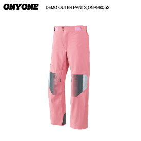 ONYONE（オンヨネ）DEMO OUTER PANTS（デモ アウターパンツ）ONP98052 / 040008：D.PINKxCHARCOAL【2025-26/スキーパンツ】