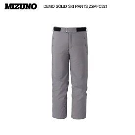 2025-26/MIZUNO（ミズノ）DEMO SOLID SKI PANTS（デモソリッド スキーパンツ）Z2MFC321-08/クワイエットシェイドグレー-【スキーパンツ/数量限定】