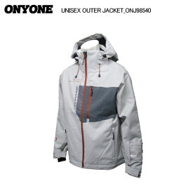 2025-26 ONYONE（オンヨネ）UNISEX OUTER JACKET（ユニセックス アウター ジャケット）/ ONJ98540 -003：SNOW-【スキージャケット】