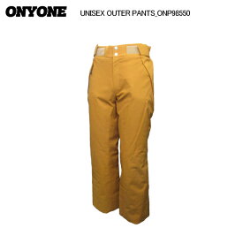 2025-26 ONYONE（オンヨネ）UNISEX OUTER PANTS（ユニセックス アウターパンツ）/ ONP98550 -198：CAMEL-【スキーパンツ】