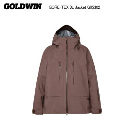 2025-26 GOLDWIN（ゴールドウィン）GORE-TEX 3L Jacket（ゴアテックス 3レイヤージャケット）/ G05302-PN/ペッパーコーン-【スキージャケット/数量限定】