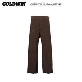 2025-26 GOLDWIN（ゴールドウィン）GORE-TEX 2L Pants（ゴアテックス 2レイヤーパンツ）G35353 -BB/ビターブラウン-【スキーパンツ/数量限定】