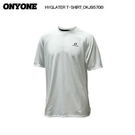 ONYONE（オンヨネ）HYGLATER T-SHIRT（ハイグレーター Tシャツ）OKJ95700 / 100：WHITE【2024/アウトドアTシャツ】
