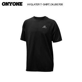 ONYONE（オンヨネ）HYGLATER T-SHIRT（ハイグレーター Tシャツ）OKJ95700 / 009：BLACK【2024/アウトドアTシャツ】