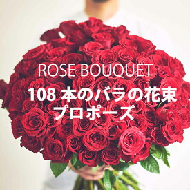 108本 バラ 花束 プロポーズ 赤バラ 薔薇 生花 108本のバラ バラの花束 薔薇の花束 結婚してください ローズブーケ サプライズ プレゼント 結婚記念日 記念日 花ギフト フラワーギフト 赤いバラ 花束 妻 彼女 女性 送料無料 メッセージカード無料 ラッピング無料