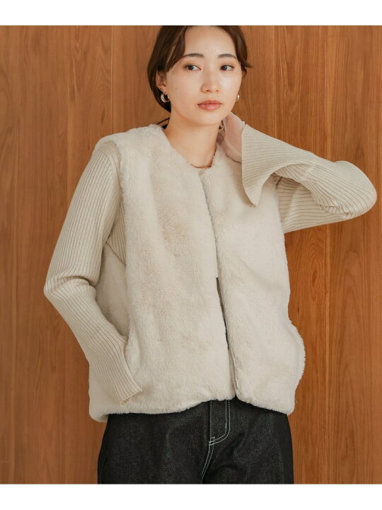 楽天市場】【SALE／50%OFF】ラビット風エコファーベスト Bab バブ 