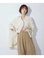 【SALE／27%OFF】麻ライクギャザースリーブチュニック Bou Jeloud バブ / ブージュルード ワンピース・ド…