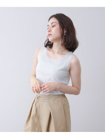 【SALE／33%OFF】前後2WAYラメタンクトップ Bou Jeloud バブ / ブージュルード トップス ノースリーブ・タンクトップ ホワイト ベージュ ブルー ブラック【RBA_E】[Rakuten Fashion]