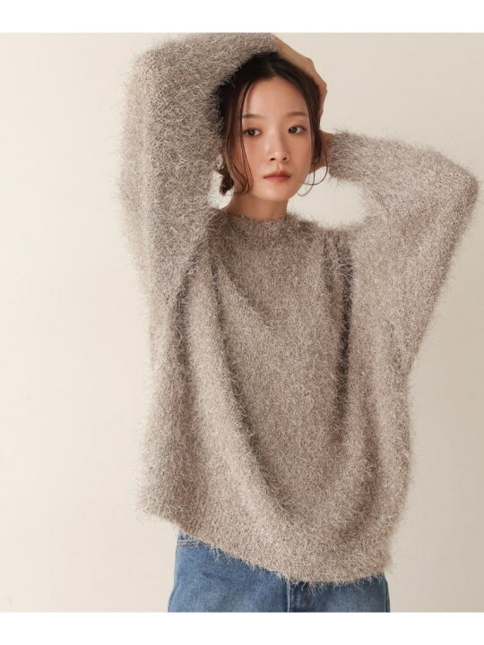 楽天市場】【SALE／40%OFF】ラメシャギーニットトップス Bab バブ  