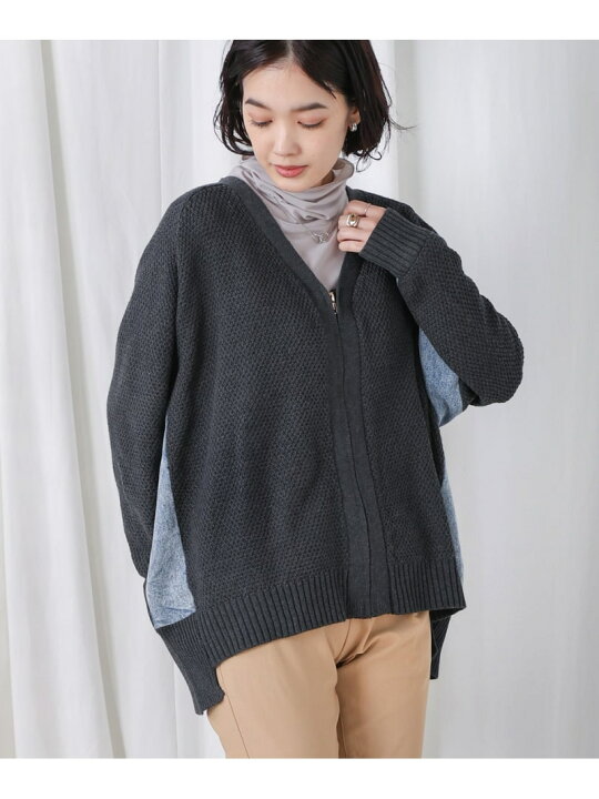 楽天市場】【SALE／20%OFF】デニムコンビVZIPブルゾン Bou Jeloud バブ 
