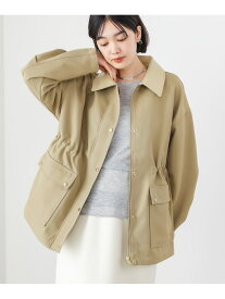 【SALE／9%OFF】襟切替ブルゾン Bou Jeloud バブ / ブージュルード ジャケット・アウター ブルゾン・ジャンパー ベージュ ブラック【RBA_E】【送料無料】[Rakuten Fashion]