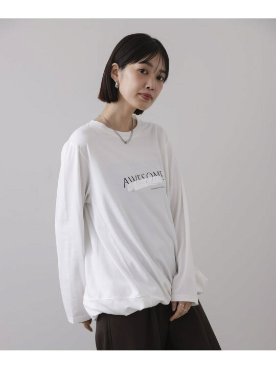 楽天市場】【SALE／30%OFF】箔エンボスロンTチュニック Bou Jeloud 