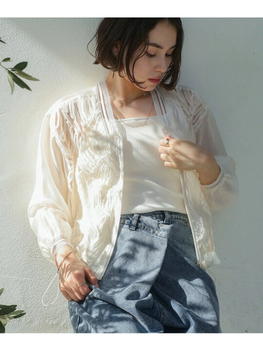 楽天市場】【SALE／30%OFF】レースシアーブルゾン Bou Jeloud バブ 