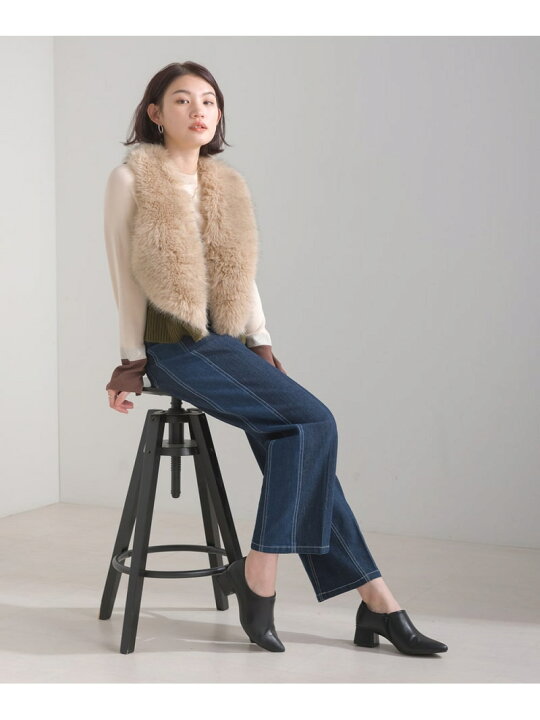 楽天市場】【SALE／50%OFF】エコファー*ニットコンビジレ Bou Jeloud  