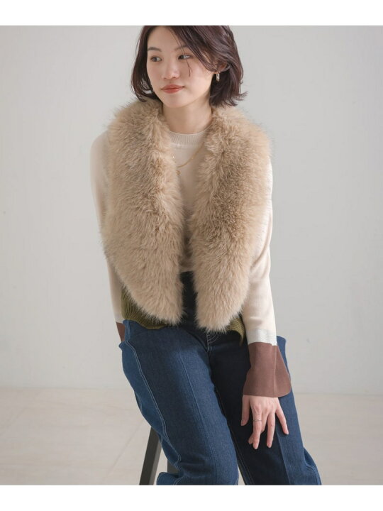 楽天市場】【SALE／50%OFF】エコファー*ニットコンビジレ Bou Jeloud  