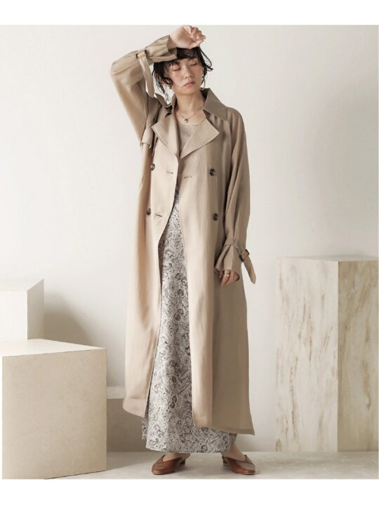 楽天市場】【SALE／50%OFF】【WEB限定】シースルーロングトレンチ  