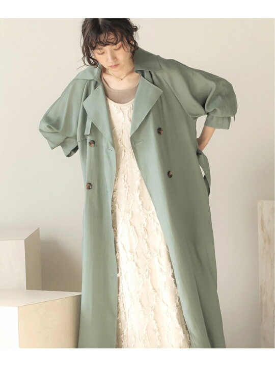 楽天市場】【SALE／50%OFF】【WEB限定】シースルーロングトレンチ 