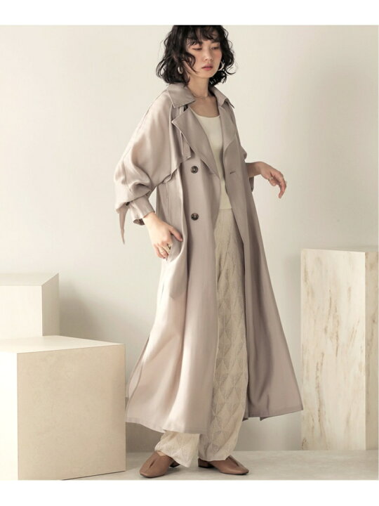 楽天市場】【SALE／50%OFF】【WEB限定】シースルーロングトレンチ 