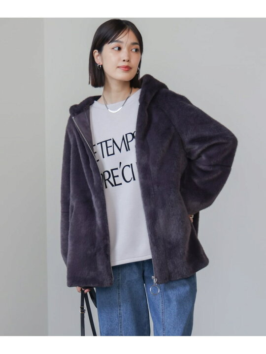 楽天市場】【SALE／25%OFF】フェイクファーコート Bou Jeloud バブ 