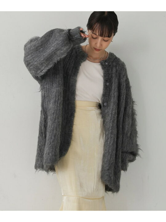 楽天市場】【SALE／40%OFF】モヘヤライクシャギーカーディガン Bab 